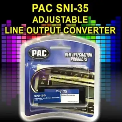 New in Package. Pick up in Kanata 10$ PAC SNI-35 Variable LOC Adjustable Line Output Converter 2-50...
