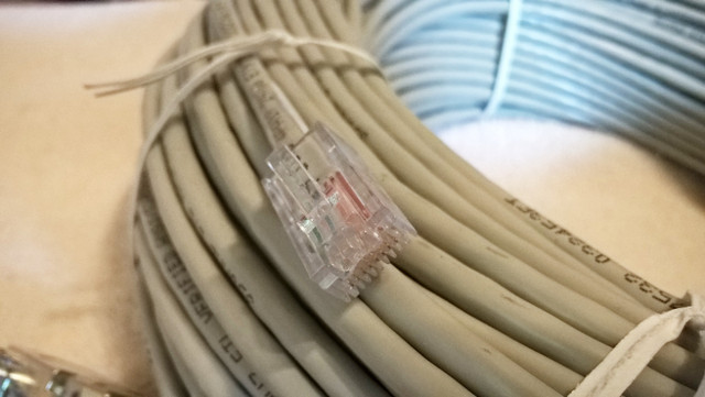 300 FT Long CAT 5E UTP Patch Cord with RJ45 and DB9 Connectors in Cables & Connectors in Kitchener / Waterloo - Image 3