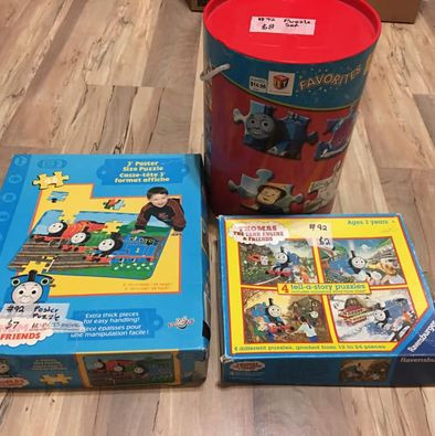 Thomas and Friends DVD’s, Videos and Puzzles in Toys & Games in Prince George