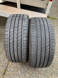 Pair of 255/45/19 continental Pro contact RX T2 with good tread