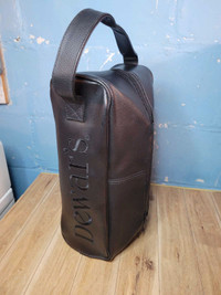 DEWAR'S Scotch 2 bottle carrying case, padded and divider