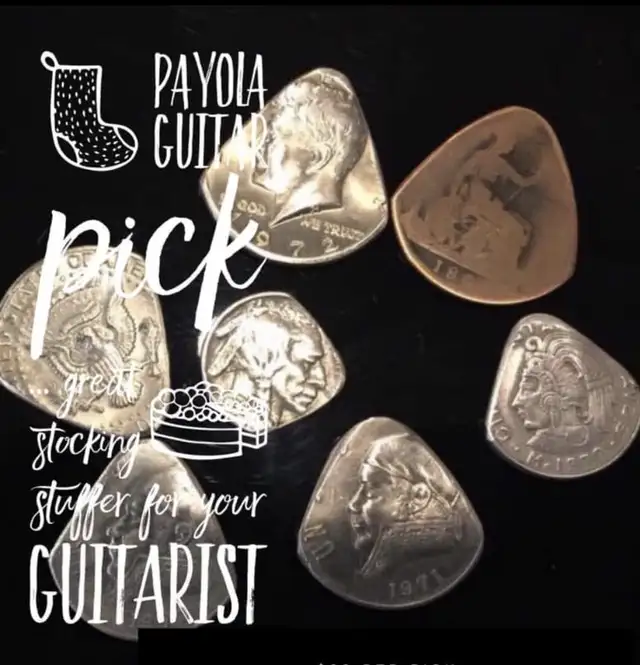 Guitar picks made from coins in Guitars in Oakville / Halton Region - Image 3