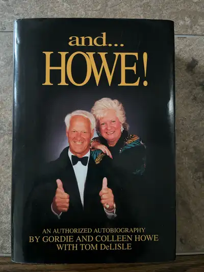 Gordie Howe autographed book, View more