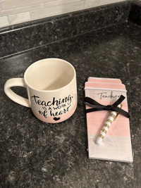 Teacher’s Mug, Notepad and Pen