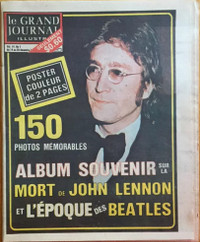 Le grand journal illustré ALBUM SOUVENIR Hommage à John Lennon
