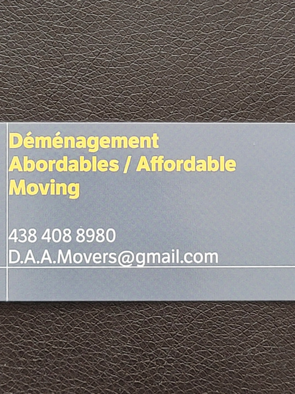 90/hr Déménagement/ Moving dans Déménagement et entreposage  à Laval/Rive Nord