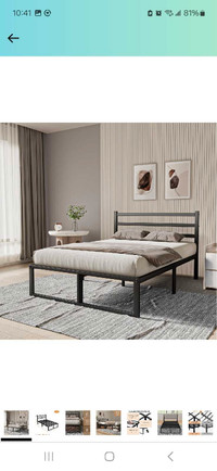 King Size Metal Bed Frame Bedstory