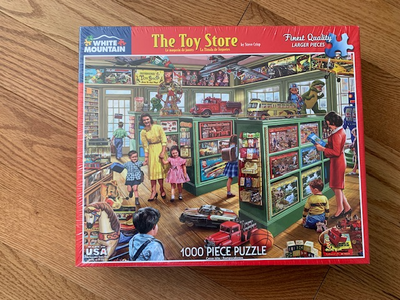 The Toy Store-White Mountain Puzzle (1000 pc) BRAND NEW, View more