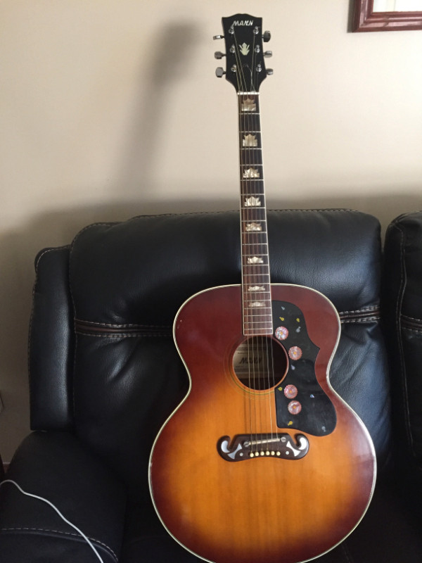 Mann acoustic guitar for sale  