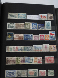 Timbres usagés du Canada 1965 - 1977