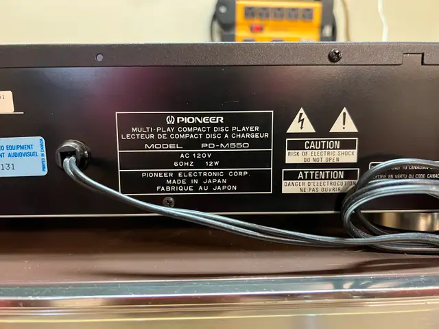 Pioneer CD Player62863283839618123