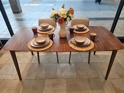 50% OFF! Mid-Century Extendable Dining Table - DOT Lime Ridge, View more