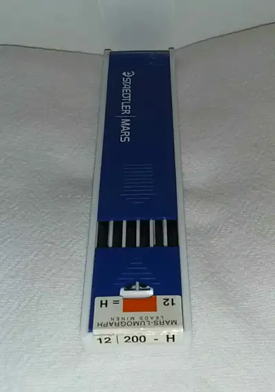 Vintage STAEDTLER MARS LUMOGRAPH, 2H Drawing Carbon Pencil Leads, Germany STAEDTLER MARS LUMOGRAPH D...