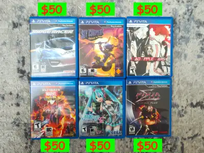 PS VITA GAMES Collectable Sony Playstation PSP PSVITA 《$50 EACH》, View more