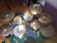 Tama Silverstar 6-Piece Drumset With Zildjian A-Custom Cymbals
