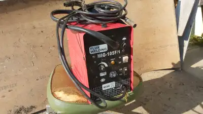 105-amp MIG flux-core welder, View more