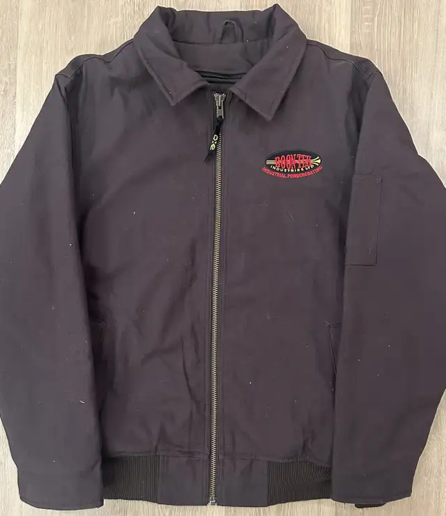 CX2 Branded Carhartt Style Brown Canvas Jacket - Large in Men's in Calgary - Image 2