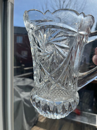 Crystal pitcher 