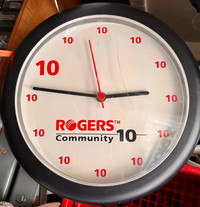 Vintage Rogers “It’s always time for Cable10” wall clock