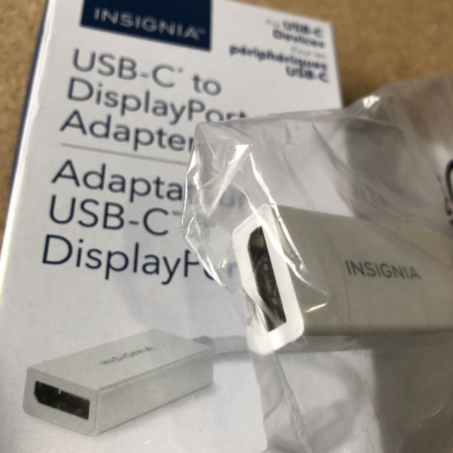 Insignia USB-C to 4K Display Port Adapter Cable for PC / Mac / in Other in Ottawa - Image 4
