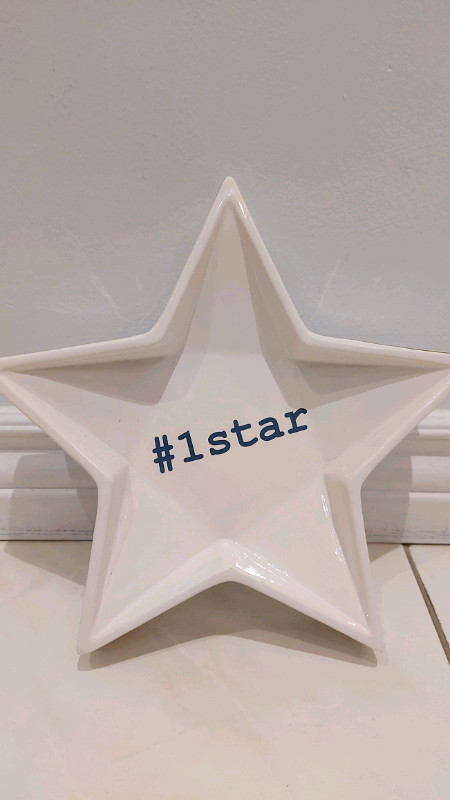 *Brand New* Ceramic Star Shape Pet Bowl in Accessories in Mississauga / Peel Region - Image 3