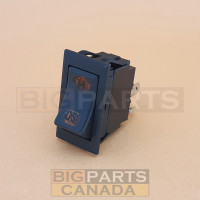 H / ISO Rocker Switch 6683812 for Bobcat Skid Steers, Track Load