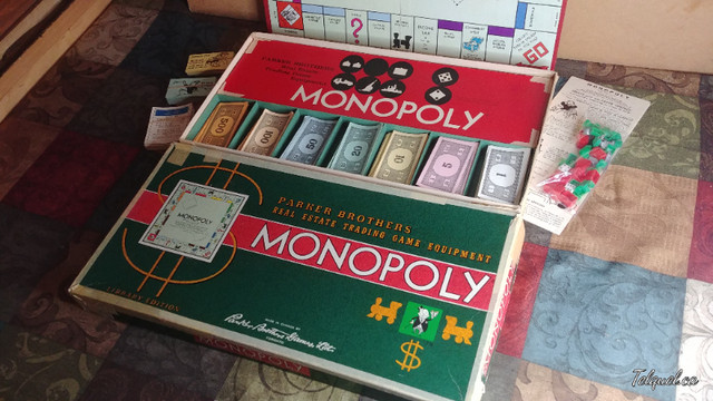 Monopoly Antique Édition Librairie – EN dans Jouets et jeux  à Longueuil/Rive Sud - Image 2