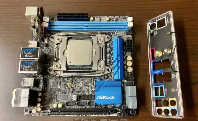 ASRock X99E-ITX/AC ITX MOTHERBOARD + i7-5820K, View more