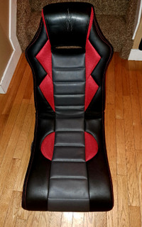 Original X Rocker Gaming Chair(black, grey and red leather look)
