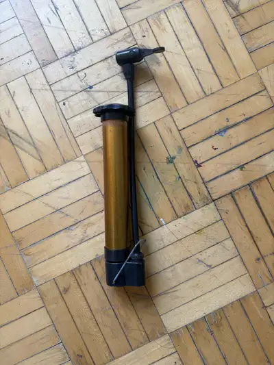 Portable Mini Bike Pump & Ball Inflator – Gold/Black Hand Pump, View more