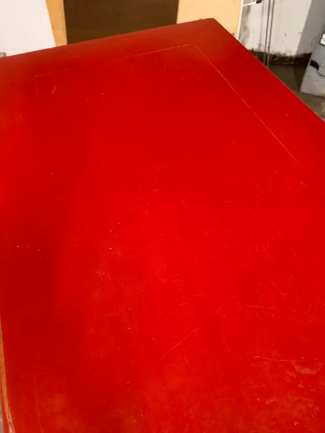 Solid Wood Asian Provincial Red Lacquer Cabinet in Hutches & Display Cabinets in Edmonton - Image 9