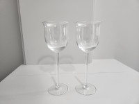 Tall stem wine glasses