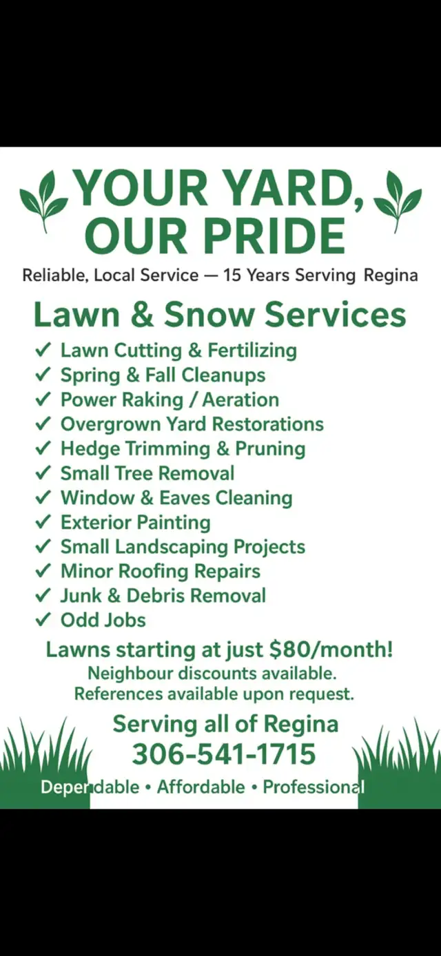 Snow removal for regina in Other in Regina - Image 2