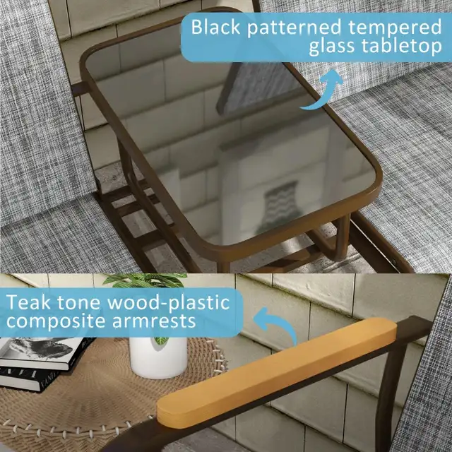 Outdoor 2-Person Glider Bench, Outside Swing Glider Chair in Chairs & Recliners in Markham / York Region - Image 8