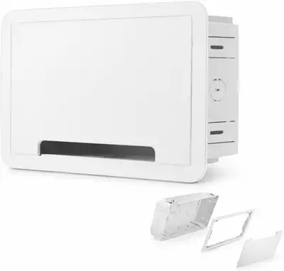9” Wall Media Box - Recessed Cable Organizer for Apple/Fire TV,, View more