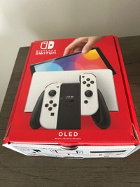 Nintendo Switch OLED Model White with four games