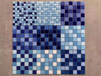 in stock!!! blue porcelain tiles backsplash pool mosaic tiles