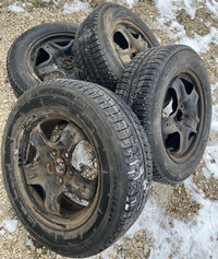 225/60r17 Michelin Winter tires in rims for 2014-2020 Impala