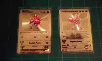 Pokemon Cards Custom Metal Gold Hitmonchan