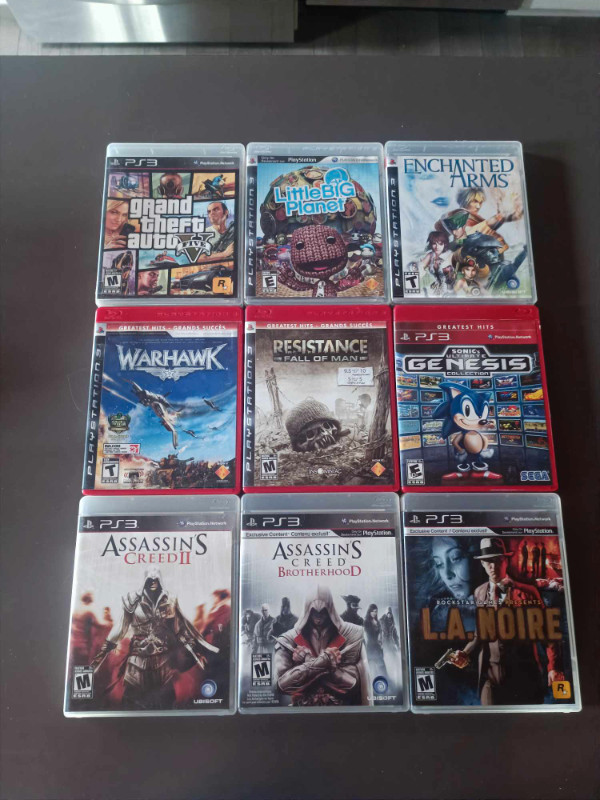 Jeux PS3 (voir description pour prix) dans Sony PlayStation 3  à Longueuil/Rive Sud