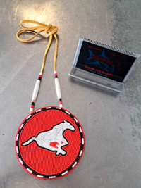 Calgary Stampeders Beaded Medallion (28882193)