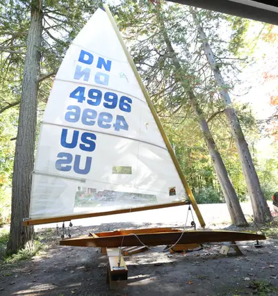DN Sail # 4996 from Michigan Polished Wood Hull Built in early 1990’s (as per previous owner) Doyle...