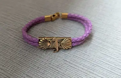 Purple Seahorse Bracelet, View more