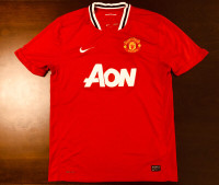 2011-2012 Manchester United Rare Home Jersey - Size Large