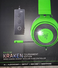 Razer Kraken Tournament ed Gaming Headset (Green)-THX Spatial