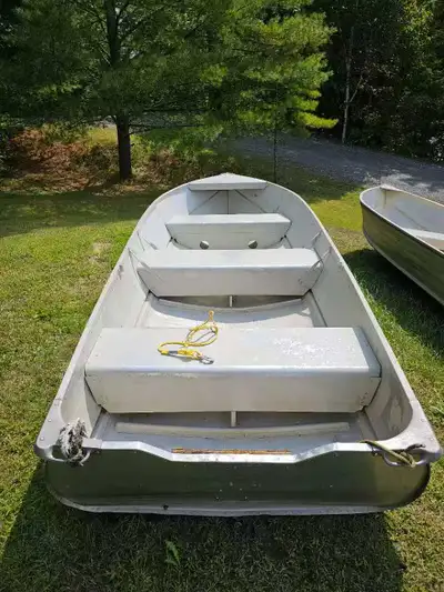 Upgrade your lake life this season! We have several 14ft Aluminum Fishing Boats available for sale a...