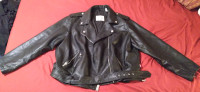 Levi Faux Leather Jacket 2 XL + 3 XL with Belt