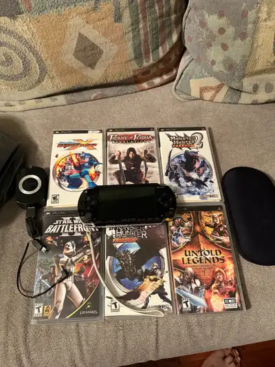 PlayStation Portable Bundle with Games PSP-1001, View more