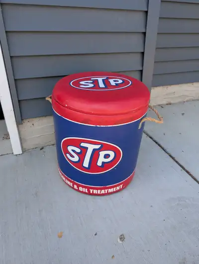 I have a STP storage stool ottoman for sale in Southwest Edmonton — near Southgate Mall. Retro style...