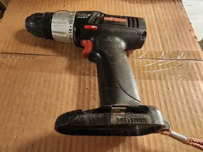For sale a used Craftsman 15.6V Cordless 3/8" Drill. I don't have a battery or charger for it. First...
